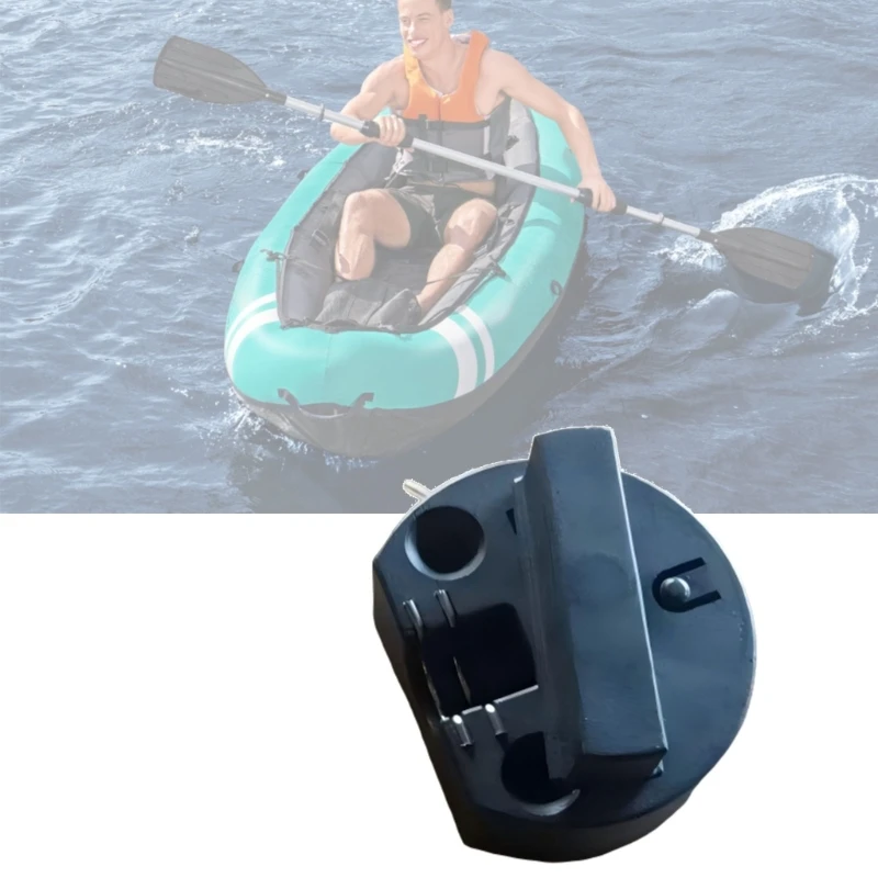 Paddling Foot Brace Mount for Repair and Maintenance, Reinforced Nylon Footrest Support Part with Molded Support Body, 1 H9EE
