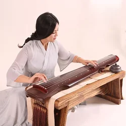 Guqin Wutong Wood dla dorosłych początkujący praktyka medytacja Guqin Vistring gra uzdrawianie nauczanie muzyczne instrumenty strunowe