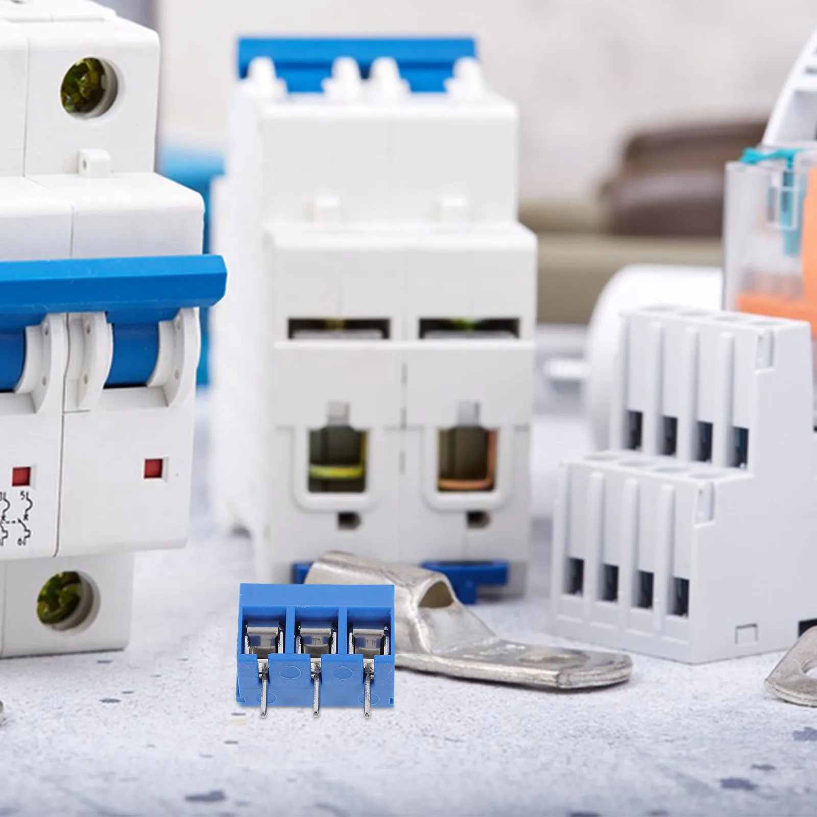 20Pcs Screw Terminal Block Connectors Compact Design Easy Assembly Secure Pcb Wiring Accessories
