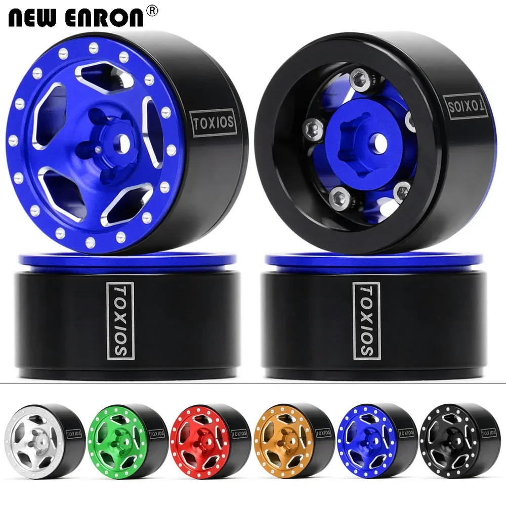 

Alloy 1.0 inch Beadlock Wheel Rim 4pcs for 1:24 Crawler car Axial SCX24 Chevrolet C10 AX90081 Deadbolt FMS FCX24 JIMNY Xiaomi