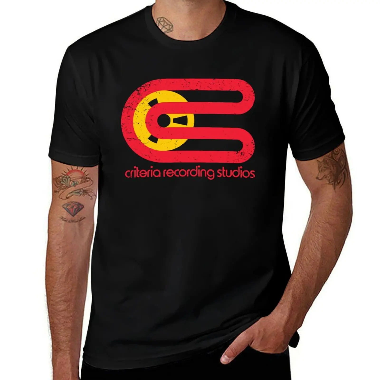 Criteria Recording Studios - Another ObscureTee Exclusive! T-Shirt Plus Size Loose Short Sleeve Top T-Shirt