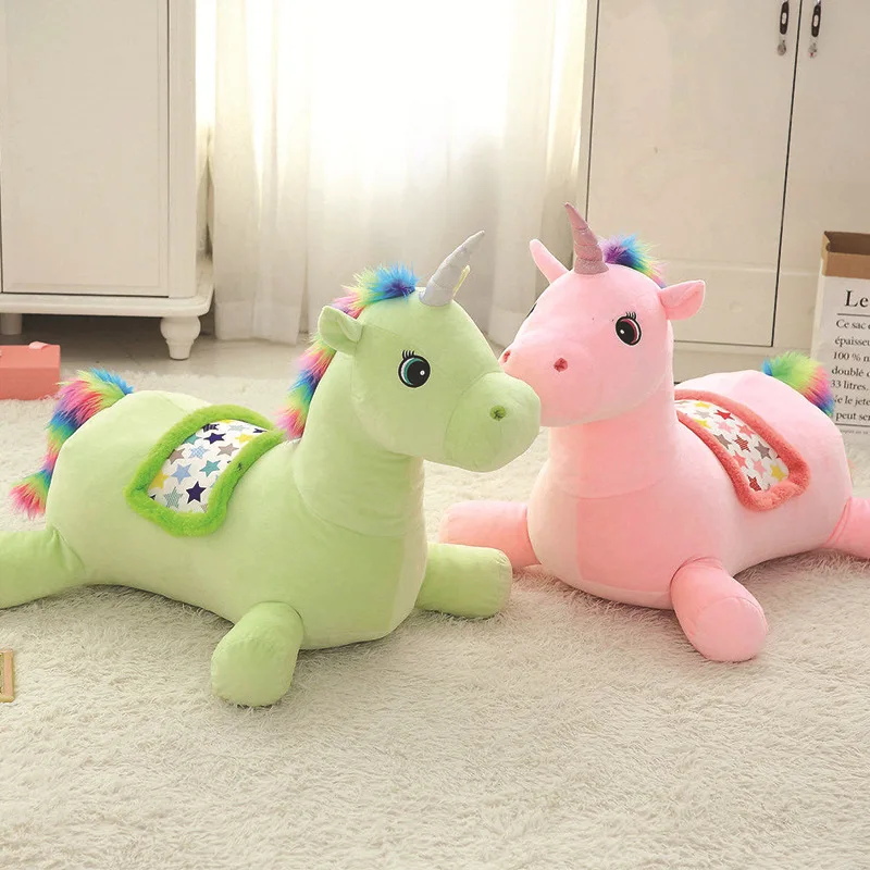 Neue Baby Einhorn Sofa Hocker Cartoon Couch kinder Plüsch Spielzeug Stuhl Kleinkind Nest Geburtstag Geschenk Kindergarten Schule Dekoration