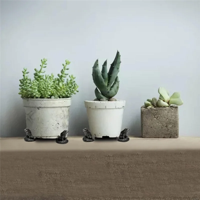 أقدام وعاء صغيرة A38M، أوعية لطيفة على شكل حيوانات، تماثيل حيوانات، زينة، وعاء نباتي، أقدام داعمة، للاستخدام الداخلي والخارجي