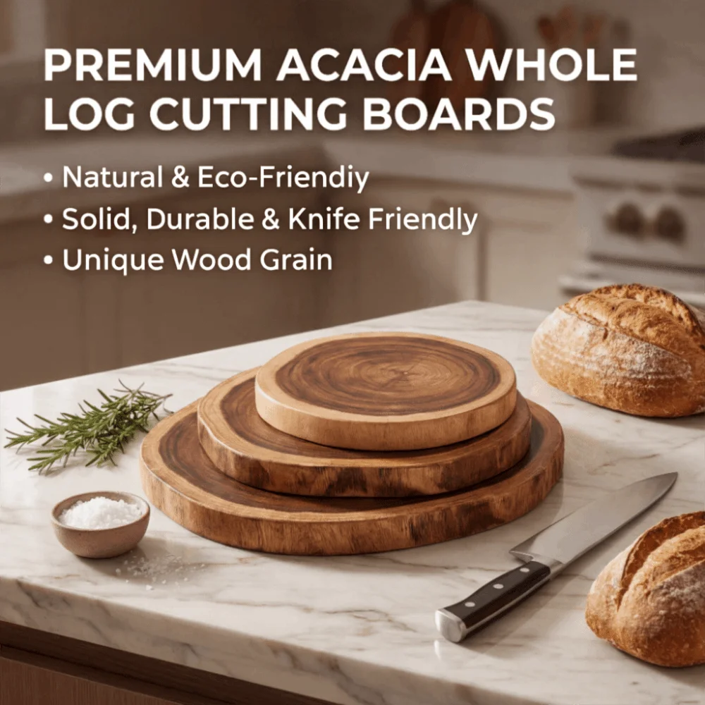 Solid Wood Cutting Board Mats Anti Mold Anti Crack Wooden Chopping Board Irregular Fruit Bread Serving Tray Cut Vegetable