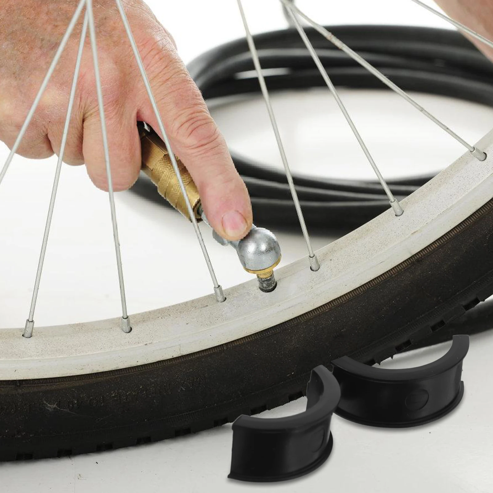 

8 Pcs Bicycle Accessories Bike Gasket Gear Adjustment Shims Seat Post Adapters for Road Mountain Tpr Handlebar Rubber Gaskets