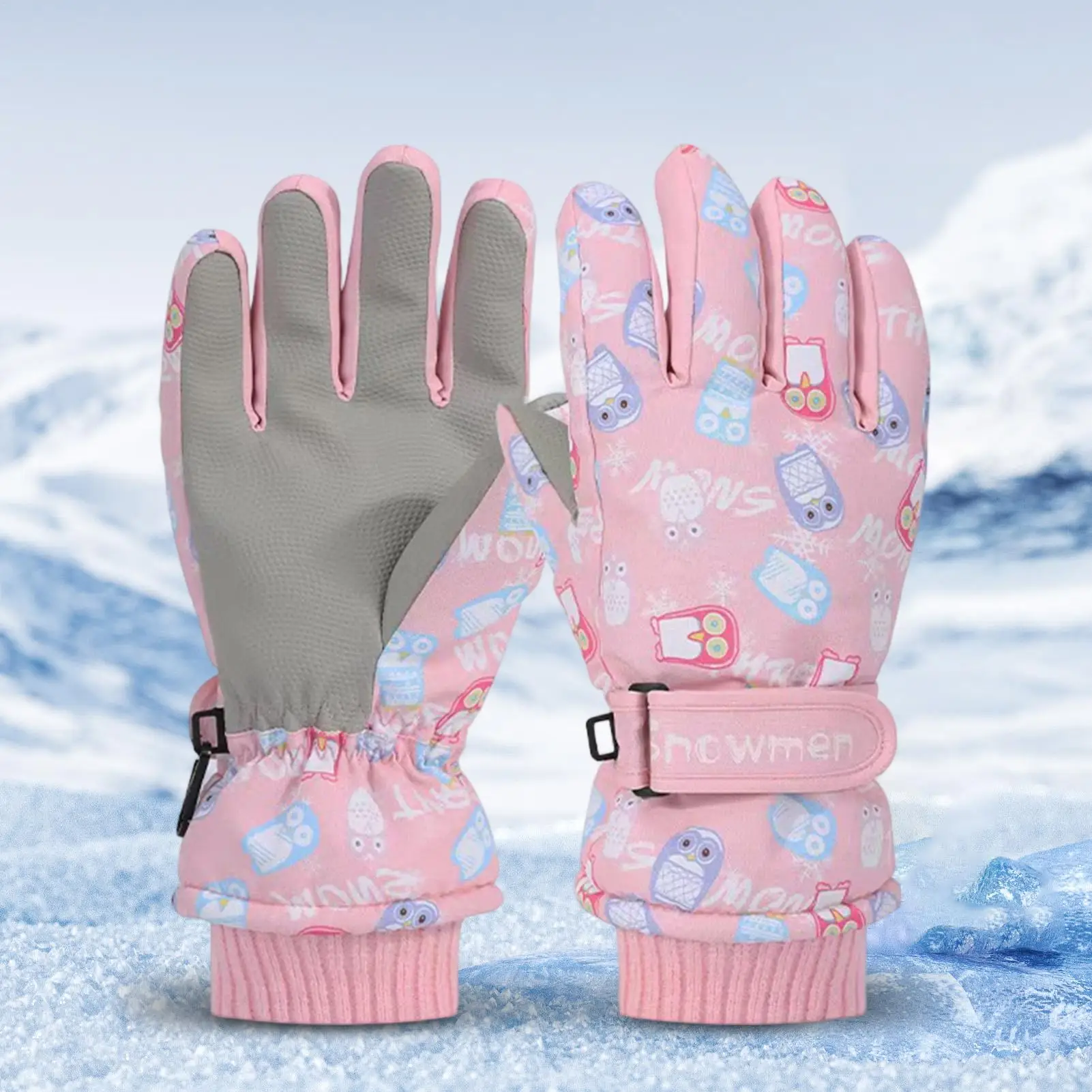 

Kids Snow Gloves Thermal Mittens For Children Thermal gloves For Winter Running Cycling Skiing Outdoor Hiking Sports Travel