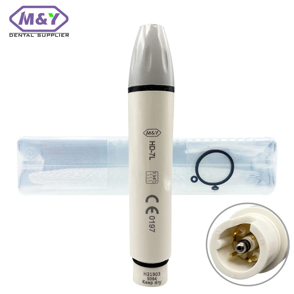 

Dental scaler handpiece Detachable Ultrasonic Piezo Scaler Handpiece Fit D*E / S*TELEC / N*K HD-7L scaler handpiece