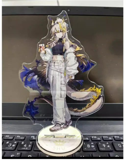 Japanese Anime Arknights Shu Amiya Acrylic Stand Figure Model Plate Cosplay Collection Desktop Decor Gifts XYZ
