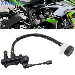 For Kawasaki Ninja ZX6 ZX7 ZX6R ATV Motorcycle Rear Brake Pump Master Cylinder Universal Hydraulic Pump With Reservoir