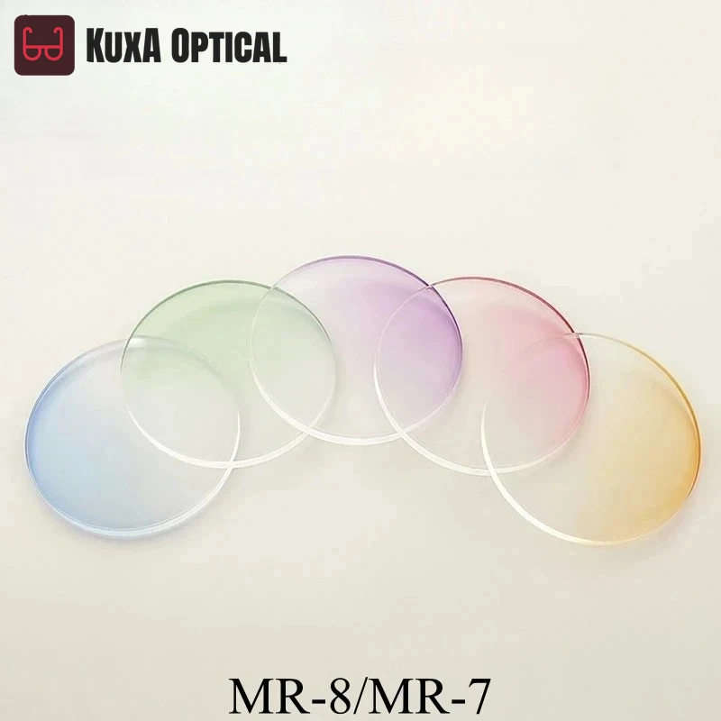 

KUXA без оправы 1,61-MR-8/MR-7 оптические линзы высокой четкости с защитой от царапин и через приложение с градиентом для очков