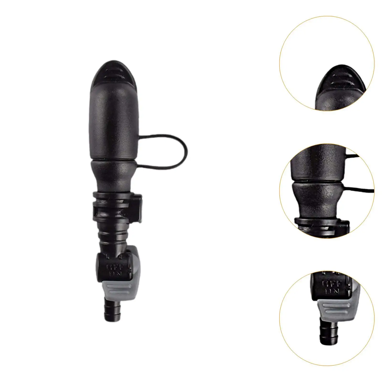 Hydration Bladder Valve Mouthpiece with Shutoff Switch Tube Nozzle for Cycling Hydration Backpack Camping Water Bag Accessory