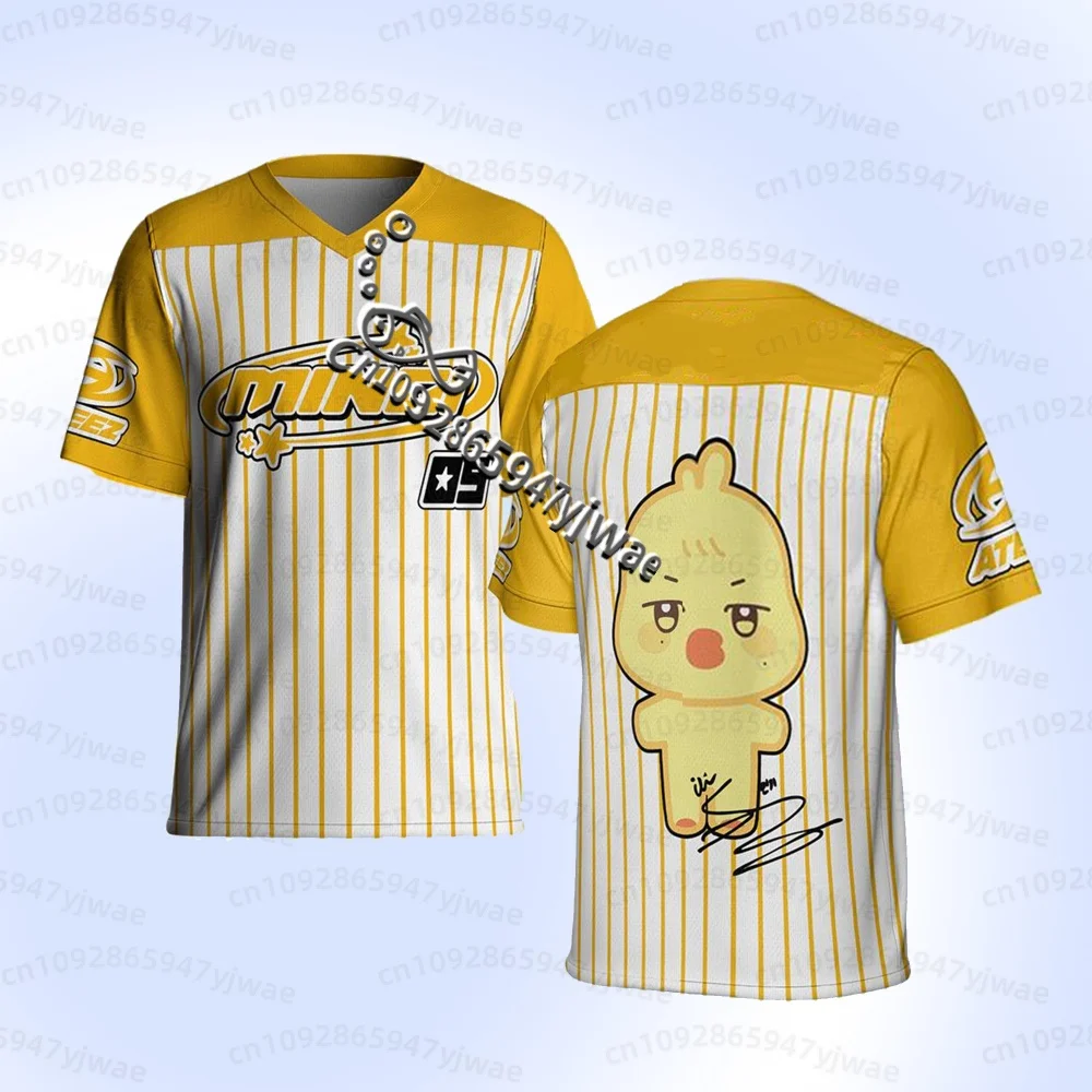 2026 Sommer Herren Ateez Fußballtrikot, 26 World Tour In Your Fantasy Merch Geschenke, Ateez Golden Hour Album San Fans Herren T-Shirt – Detail 11