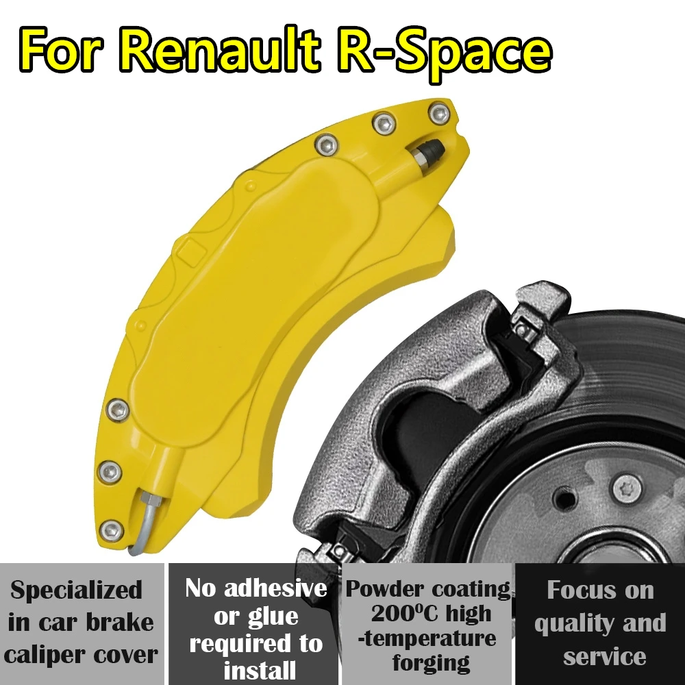 For Renault R-Space Car Brake Caliper Cover Aluminum Alloy Metal Exterior Kit