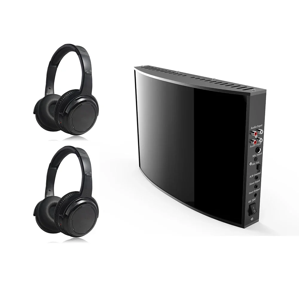 حار SaleIR 30 متر نظام سماعات الرأس اللاسلكية لاختبار IELT TOEFL ، صوت ستيريو