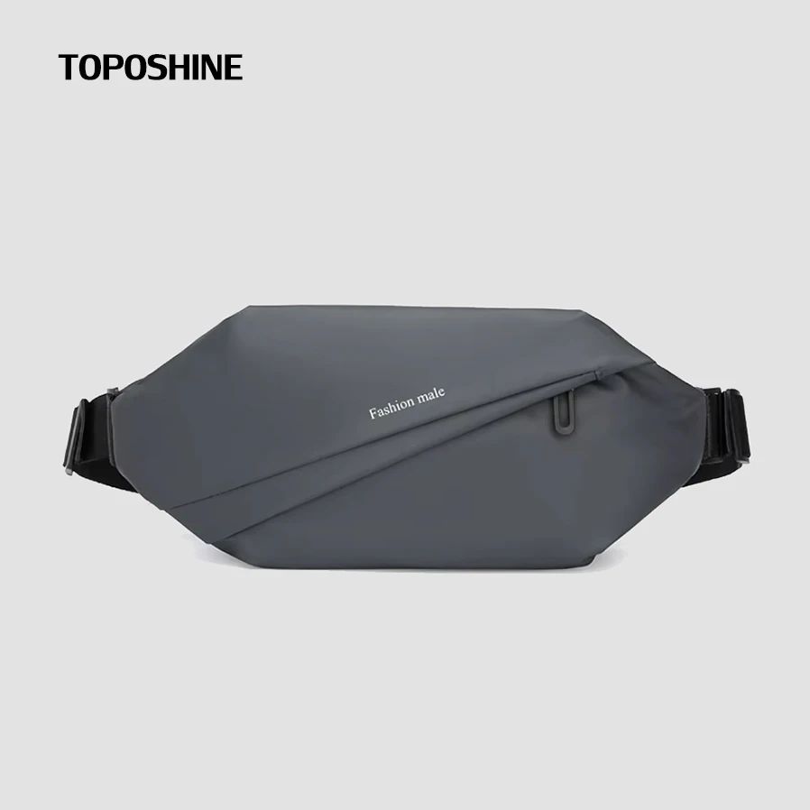 Toposhine-Sac à Main observateur en Tissu Oxford pour Homme, Sacoche de Poitrine, à Bandoulière, Décontracté, à la Mode