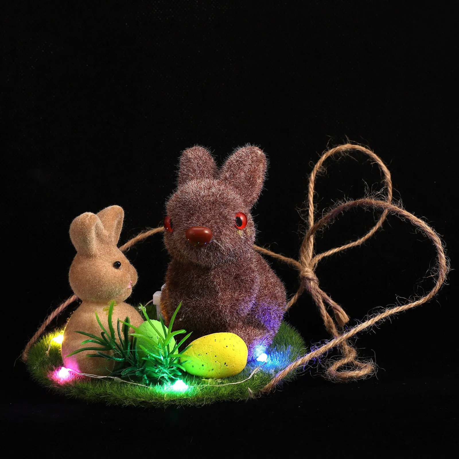 

Vivid Cartoon Rabbit Decor for Tabletop Micro Landscape Desktop Decor Photography Prop Gift Idea Bunny Adornment Home Garden