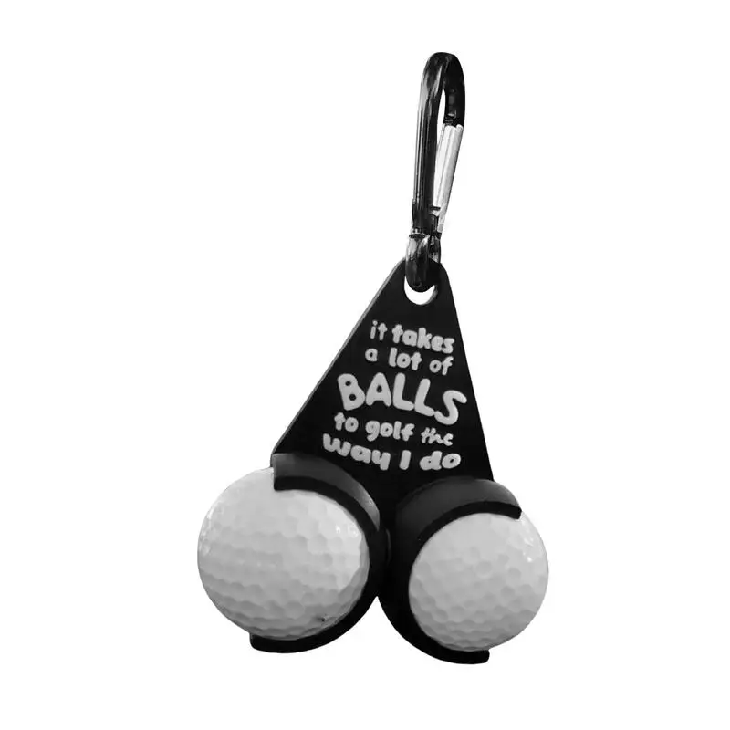 Funny Golf Holder For Ball Creative Rack For Golf Ball Small Golf Ball Dispenser Easy Attachment To Bag Golf Ball Prank Rack