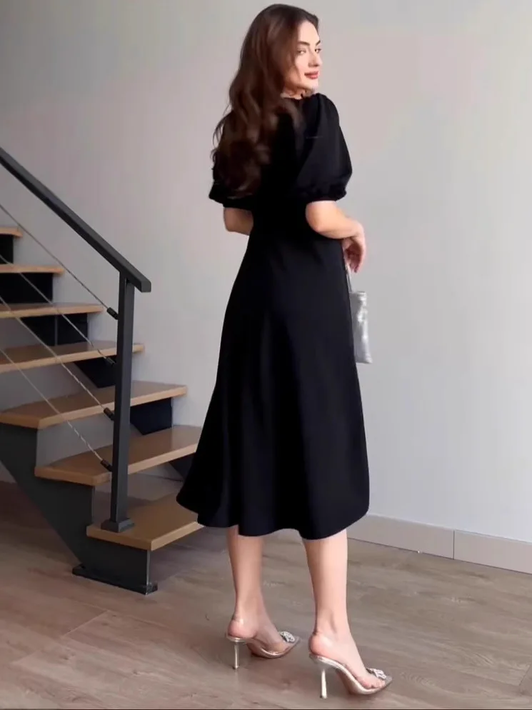 New 2026 Women's plus Size Dr with Belt k Red Evening Gown KTV Formal Dr Polyester Fiber mid Waist Five Sve Length