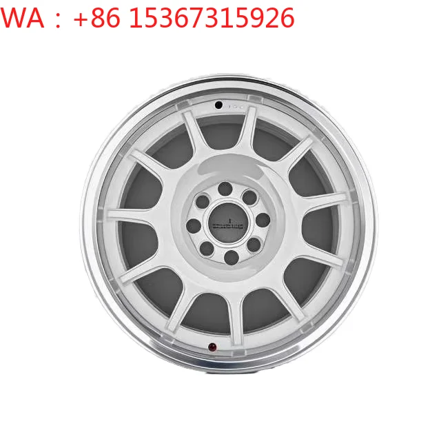 15 Inch 4X100 Deep Dish Multi Spoke Spun Aluminum Alloy Passenger Car Wheels 35mm ET New Modified Rims