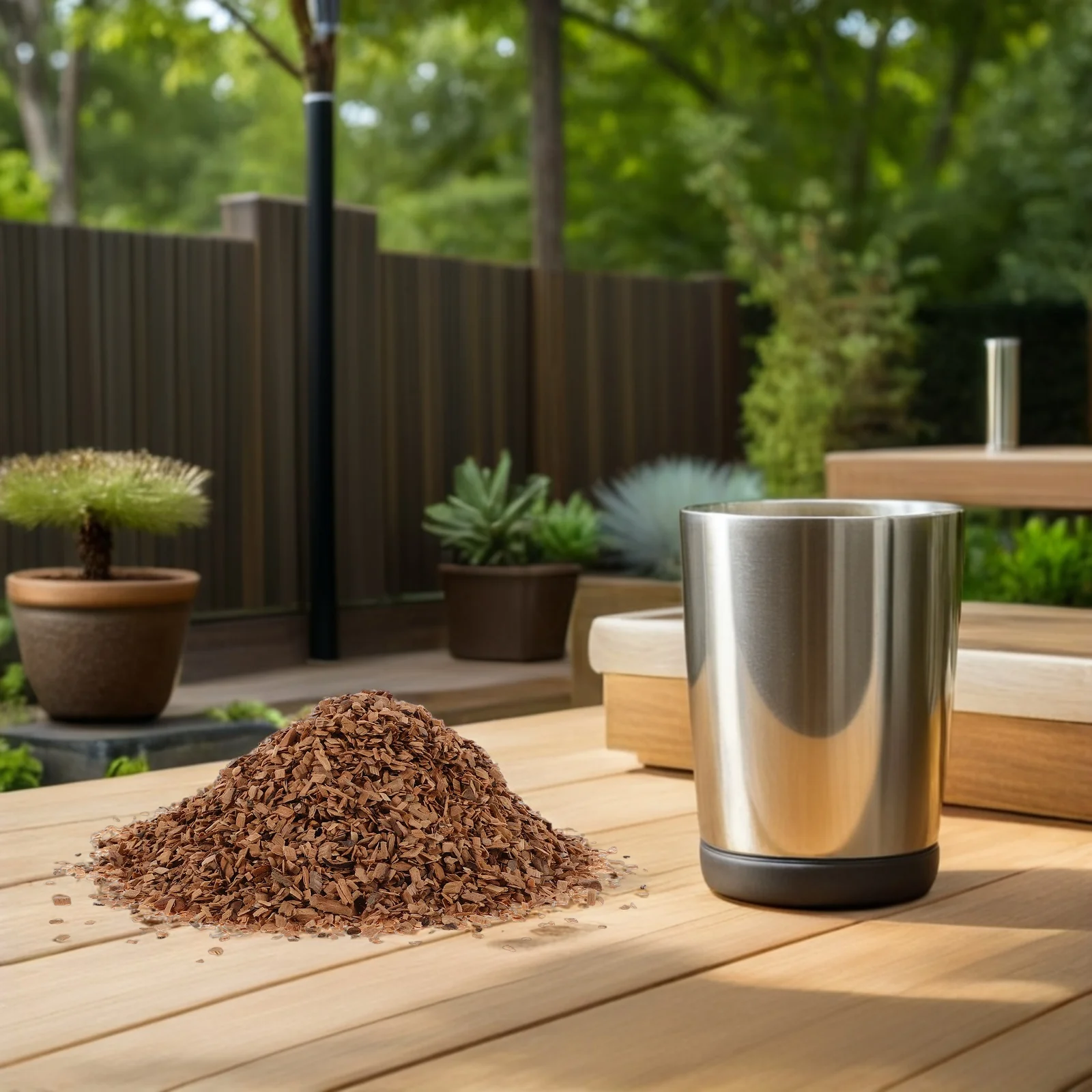 

1 Bag Cherry Wood Chips for Smoking - Bbq Smoking Chips for Meat Vegetables Cocktails - Natural Flavor Enhancer Grilling