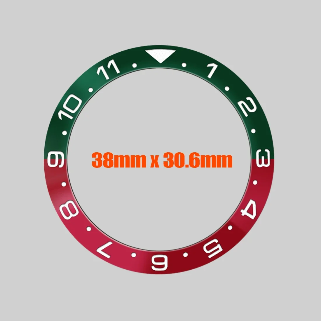 Изогнутая алюминиевая вставка безеля 38 мм, кольцо безеля с весами GMT, подходит для SUB SKX007 SKX009 SRPD, корпус часов NH35 NH36, вставка безеля корпуса