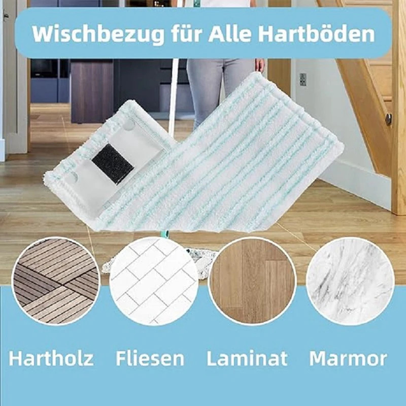 10 Pcs Suitable for Leifheit Steam Mop Leifheit Clean Twist M Spare Parts Accessories Rag