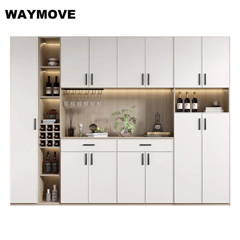 Антикварный винтажный однодверный винный шкаф, итальянский роскошный светильник, мебель Ferly, матовая латунь, стоячий деревянный шкаф