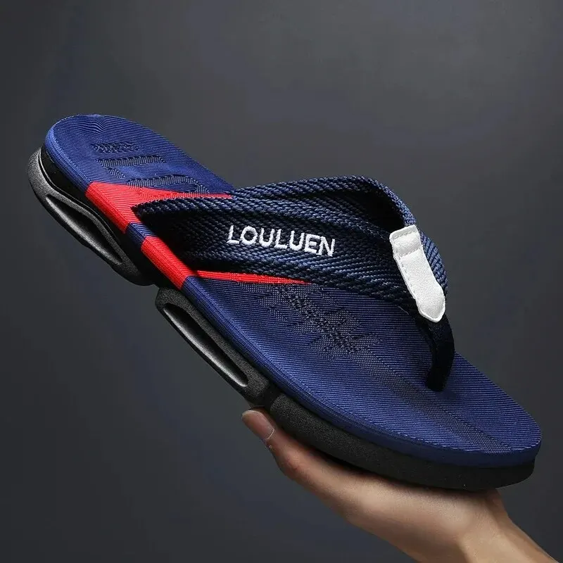 High Quality Fashion Men Flip Flops Summer Beach Flip Flops Men Casual Breathable Antiskid Beach Slippers Men Summer Outdoor