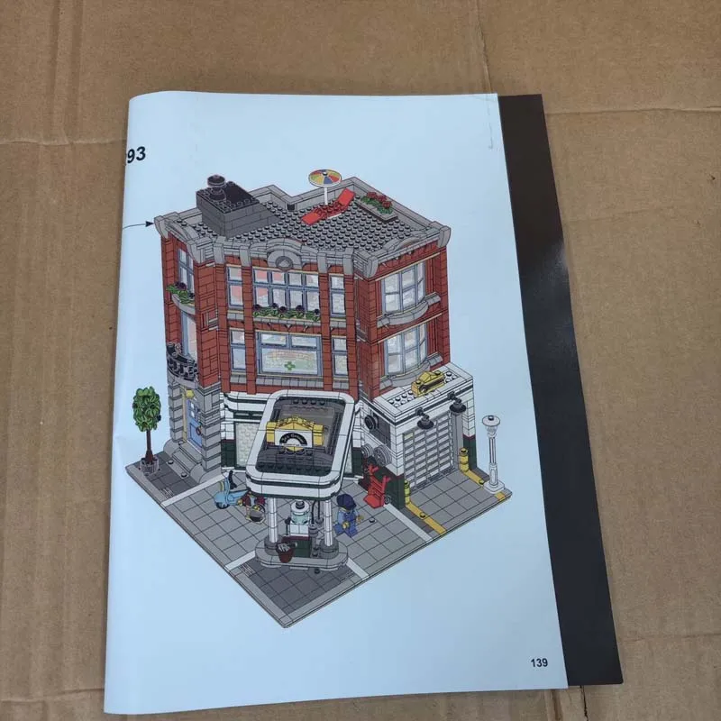2056PCS Corner Garage Compatible 10264 Building Blocks Bricks Toy Birthday Gift Street House Model Hot 15042 Intelligence