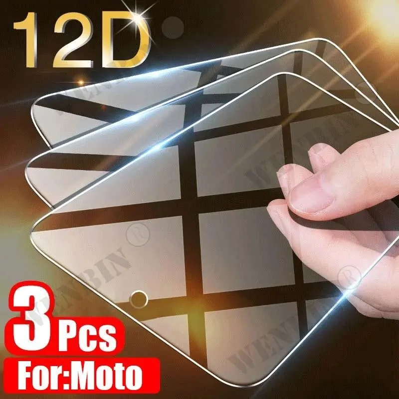 3 Pcs 9HD Screen Protector Volledige Beschermende Glas Voor Motorola Moto G73 G53 G23 G13 G Stylus Power Play 2023 pro Screen Protector