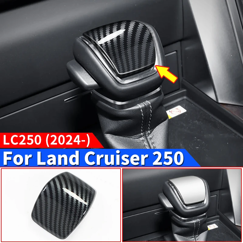 For Toyota Land Cruiser 250 Prado 2024 center console Gears Decoration Protective Sticker LC250 J250 Interior Accessories Tuning