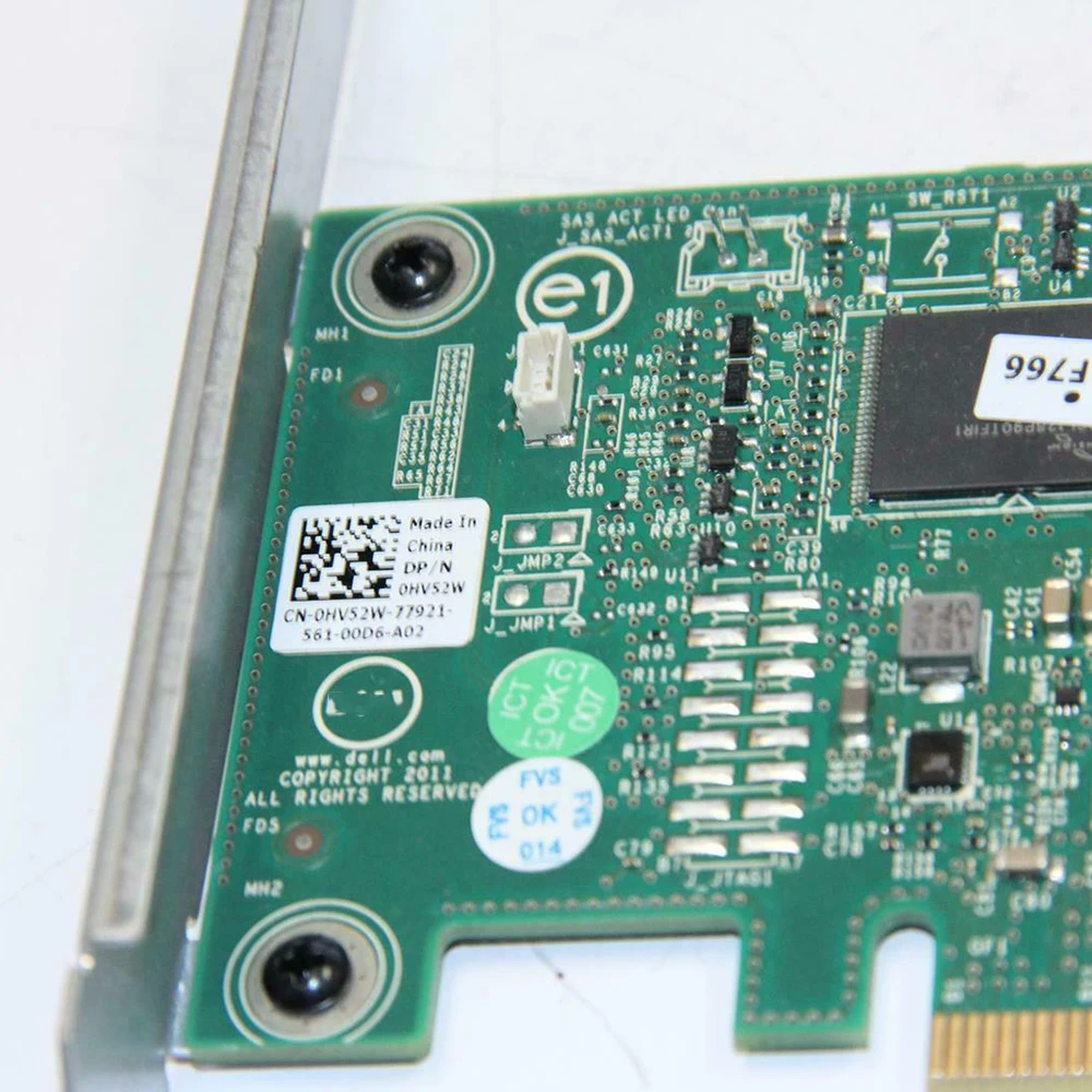 6Gb/s 0HV52W 03P0R3 PERC H310 PCI-E HV52W 3P0R3 Server Workstation RAID Array Card