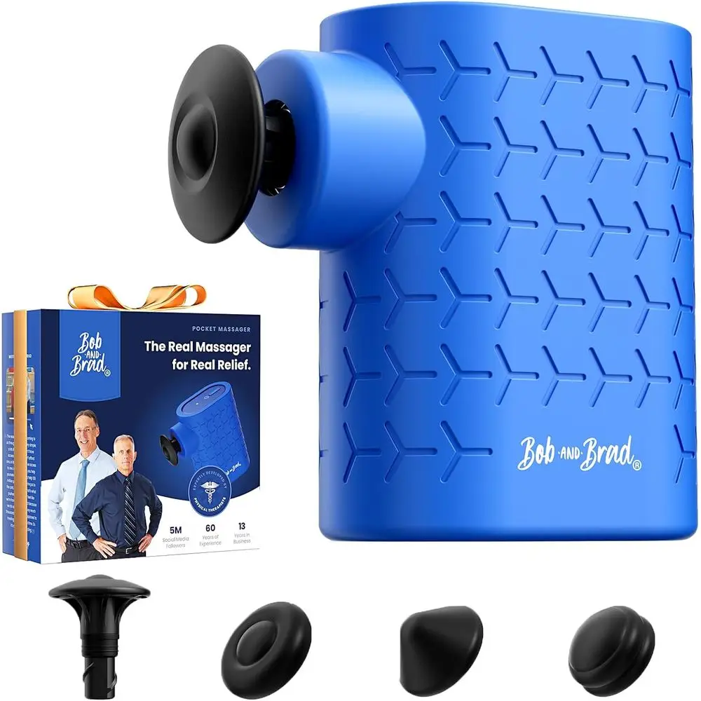 

P5 Mini Massage Gun – Travel Size Deep Tissue Percussion Massager or Pain Relie & Recovery, -HSA Eligible, Quiet Handheld Massag