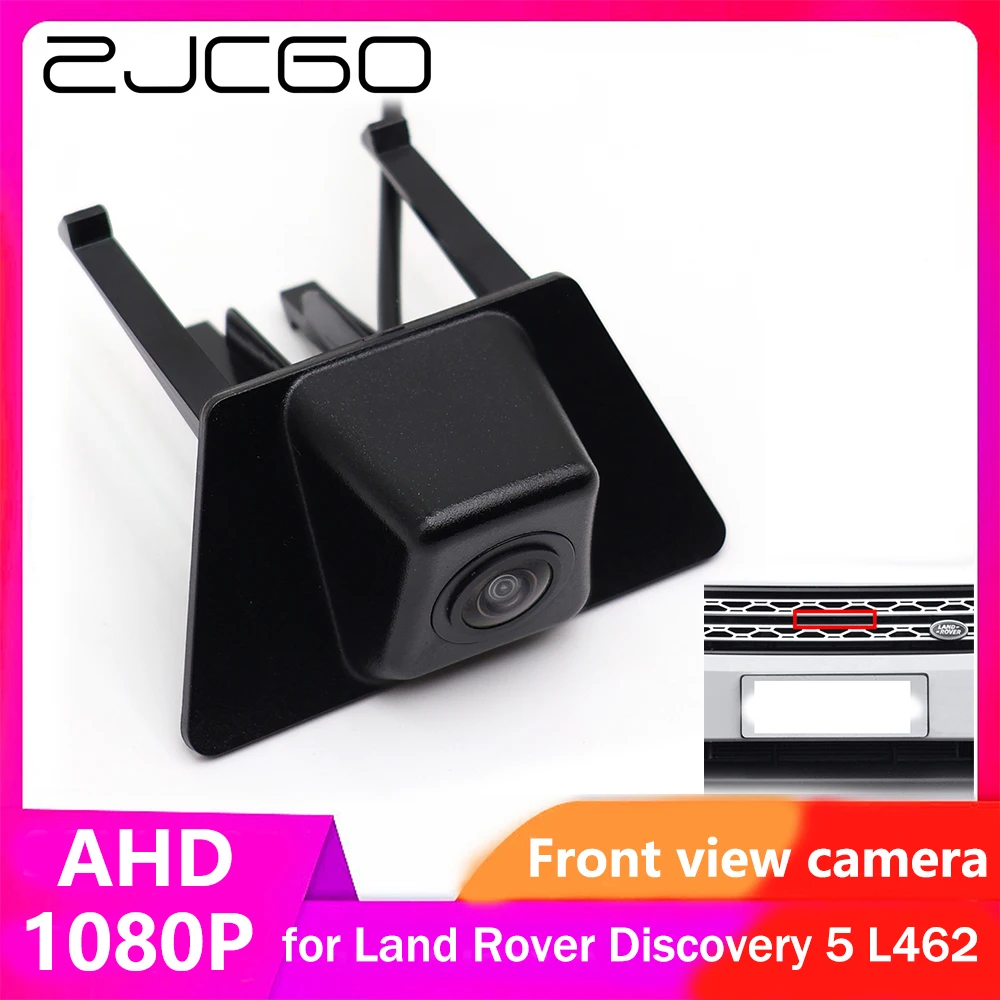 

ZJCGO AHD CVBS 1080P 170° Car LOGO Parking Front View Camera for Land Rover Discovery 5 L462