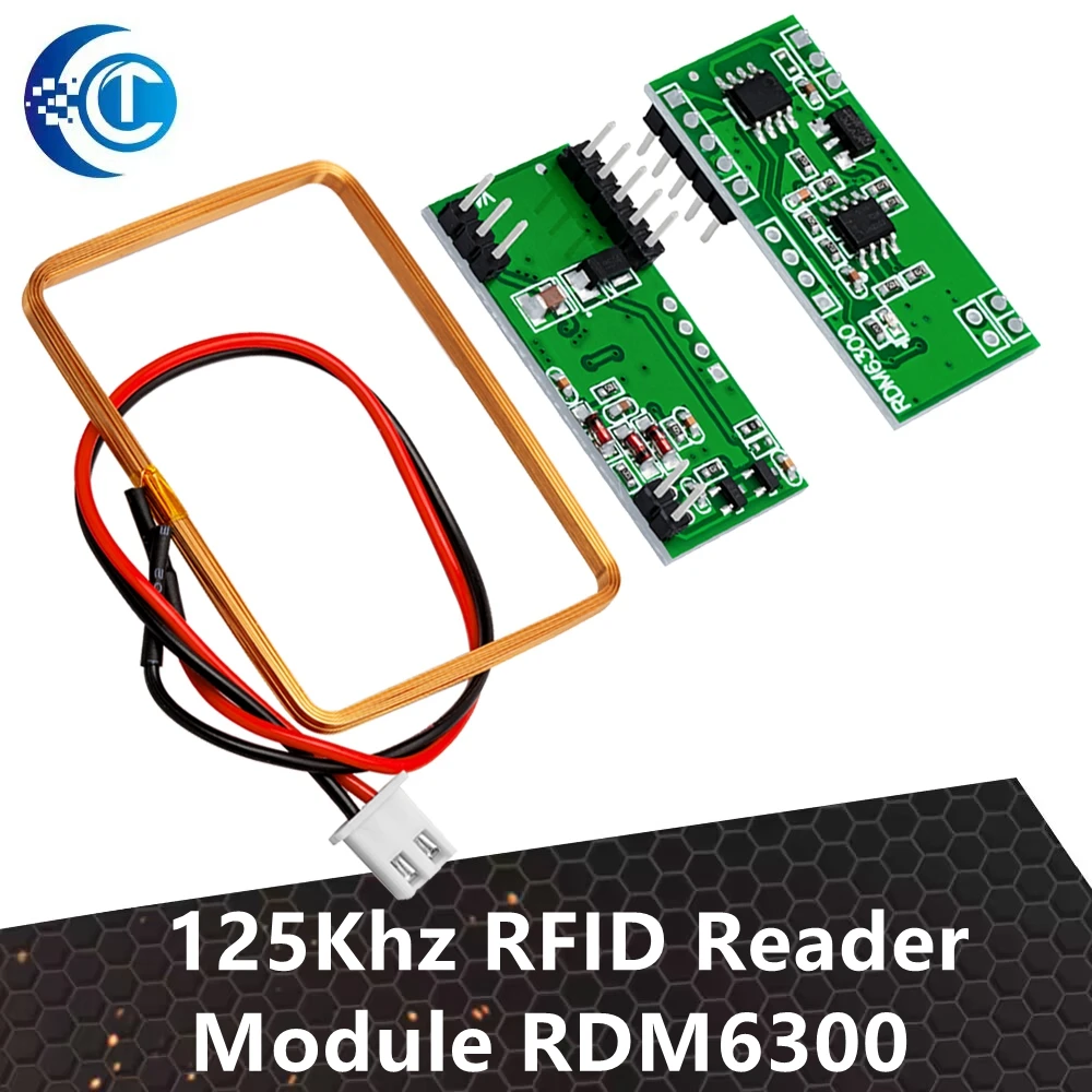 1PCS  125Khz RFID Reader Module RDM6300 UART Output Access Control System for Arduino diy