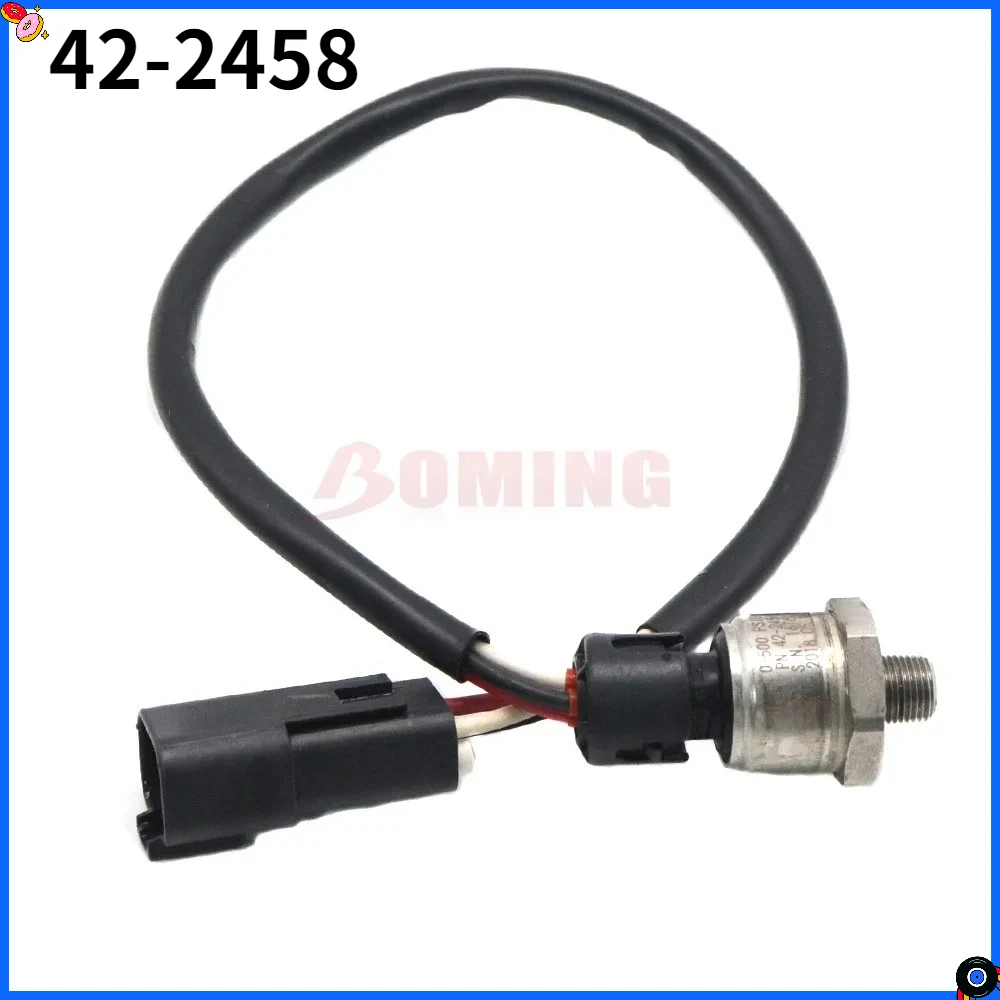 

1x Car Fuel Rail Pressure Sensor For 42-2458 422458 42 2458 0-500 PSIG High Quality