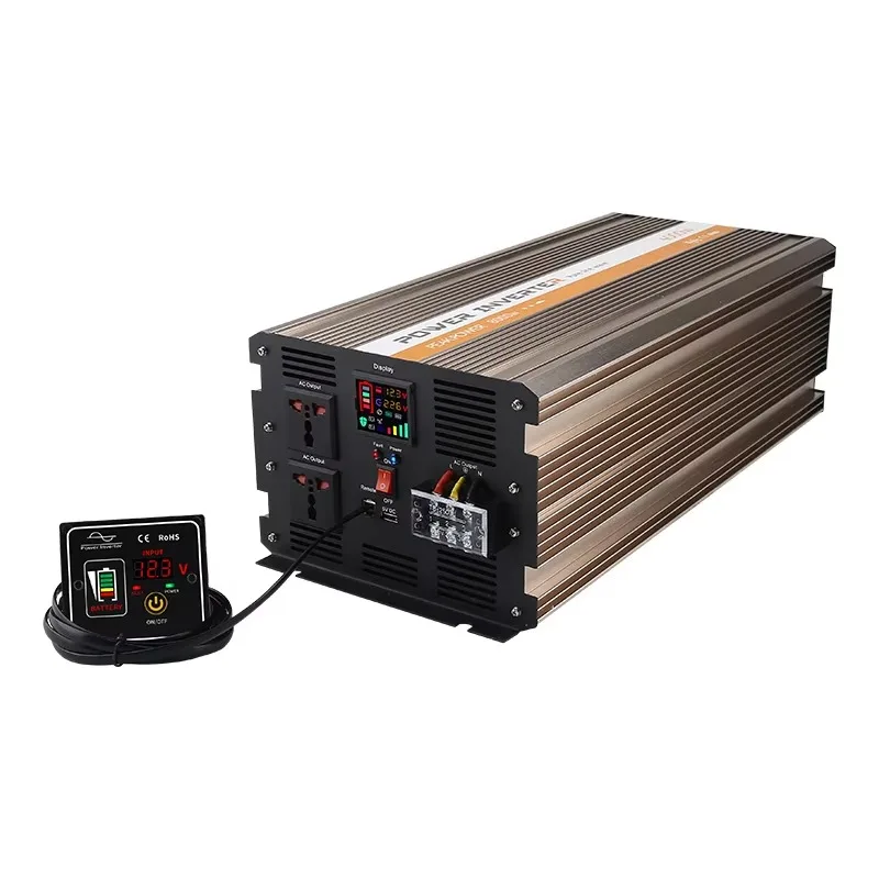 

Pure Sine Wave Inverter DC 12v 24V 48V to 110V 220v 4000w Dc to Ac Converter off Grid Solar Car Power Inverter
