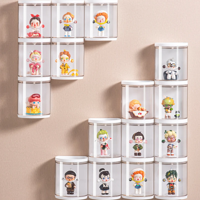 Transparent Blind Box Storage Display Handmade Doll Organizer Frame Wall Mounted Wall Cabinet