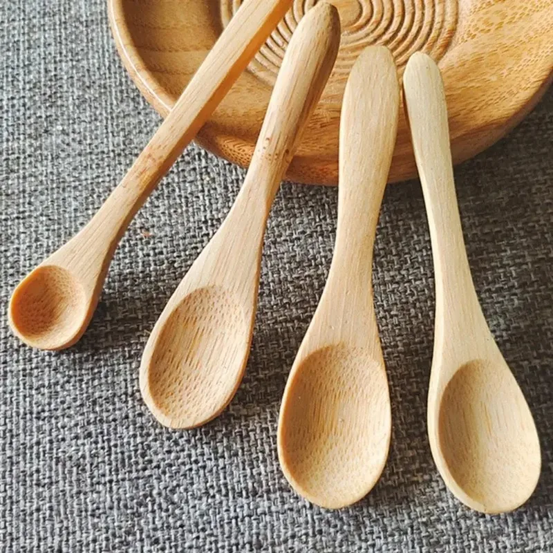 1/4pc Wood Tableware Spoon Rice Colander Soup Skimmer Cooking Spoon Scoop Kitchen Cooking Utensil Tool Reusable Tool Accessories