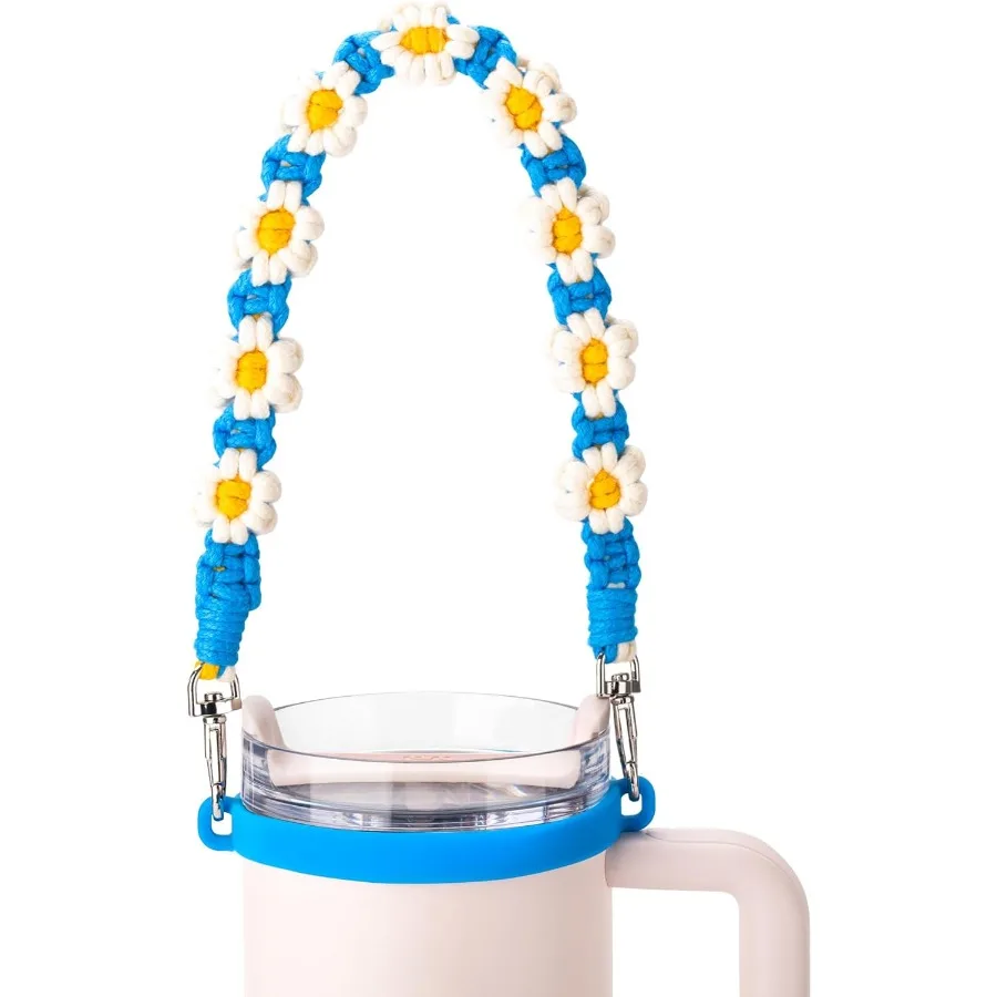 

Ремешок для бутылки с водой, совместимый с ремешком для ручки для чашек и большинства бутылок с водой емкостью 1240 унций