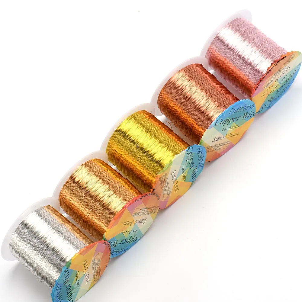 

A Large Roll of Color-preserving Copper Wire DIY Craft Jewelry Making Accessories