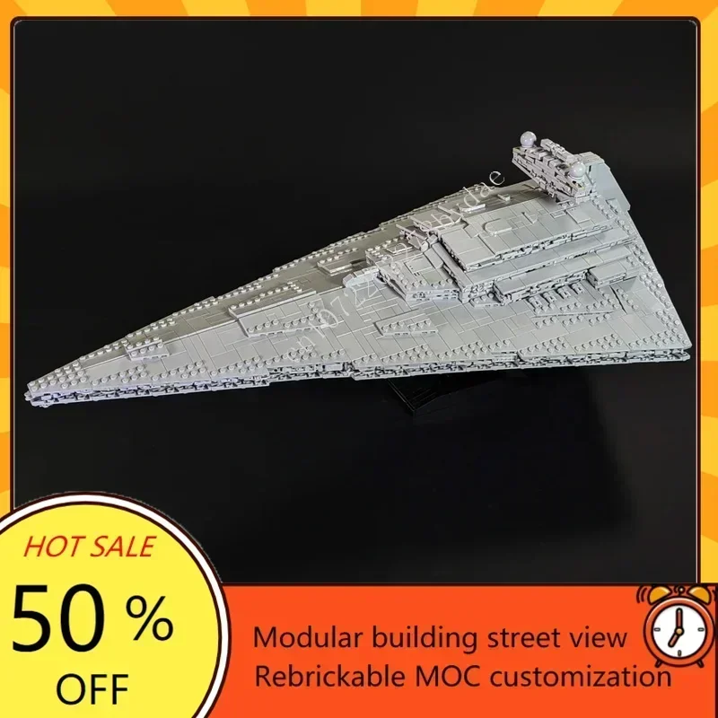 3019PCS Imperial Star Destroyer-Torment Space War Military MOC SpaceShip Battle Model Custom Puzzles DIY Assembly Model Toy Gift