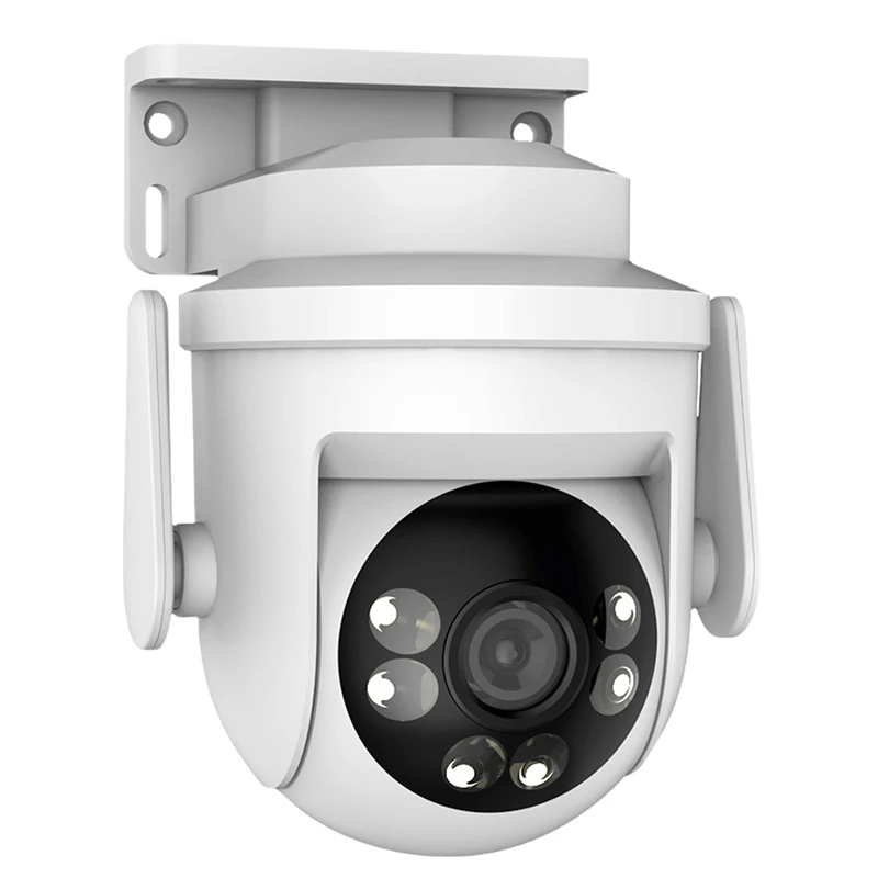 TUYA WiFi Outdoor Rainproof Camera 6MP 2.4G & 5G RJ45 Wired Two-Way Intercom Night Vision Al Motion Detection EU Plug-A31R