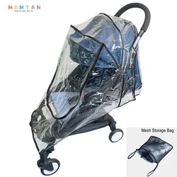 MomTan® Universal Stroller EVA Raincoat Rain Cover Weather protection For 98% strollers , Waterprood zipprer windows