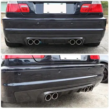 جناح ناشر هواء خلفي من ألياف الكربون لسيارة BMW الفئة الثالثة E46 M3 موديلات 2000-2006، طقم هيكل بديل لجناح ناشر الهواء الخلفي 10 best sales طقم هيكل سيارة BMW E46 - №8