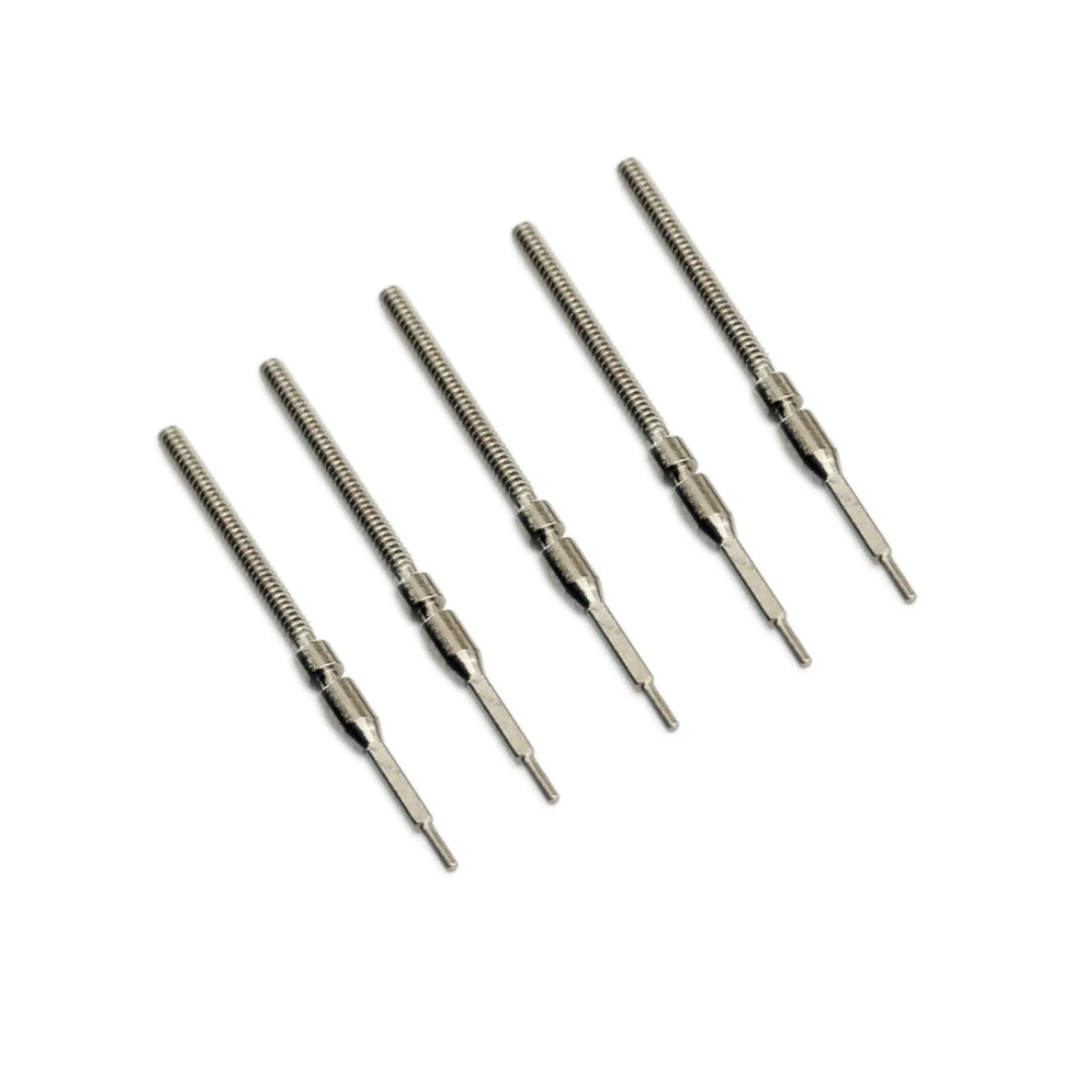 5 Pack Practical Steel Watch Stem Crown Kit For Miyota 8200 8205 8215 821A Watch Movement Stem Replace Accessories