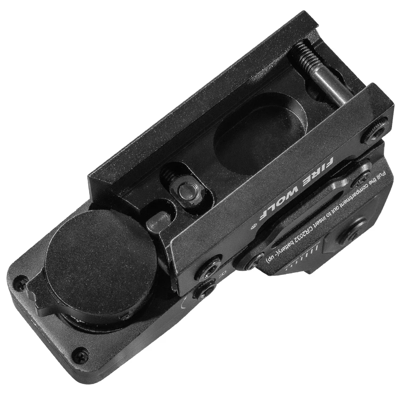 Imagem -05 - Fire Wolf-red Dot Sight Reflex Sight Óptica de Retículo Interruptor Ligado e Desligado para 20 mm Rail Mount Tomada Airsoft Tactical Rifle 1x22x33