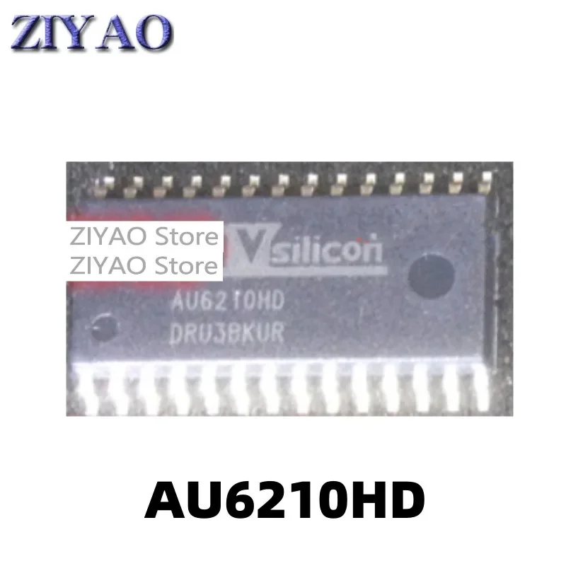 5PCS AU6210 AU6210HD FM supports 7-segment screen decoding chip SOP28