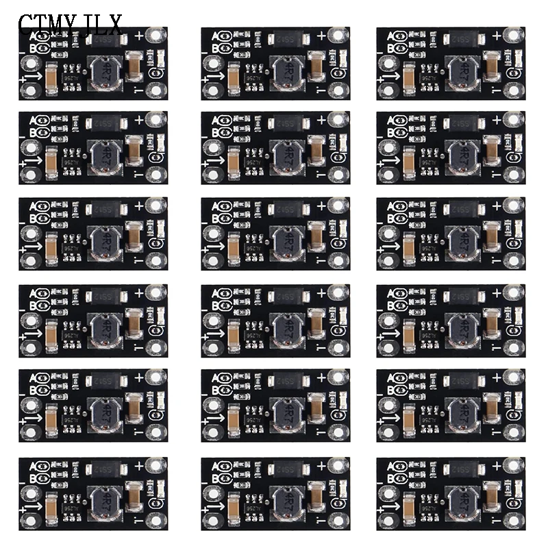 

100 шт. миниатюрных повышающих преобразователей напряжения DC-DC 3В 3.3В 3.7В 5В 9В в 12В, плата регулятора напряжения, модуль повышения напряжения для литиевых батарей