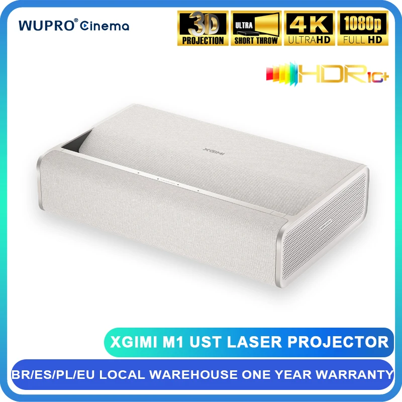 XGIMI M1 4K UST проектор Native 1080P FHD LED Triple Colo DLP Laser Smart для домашнего 3D-театра DTS-HD Портативные проекторы-проекторы